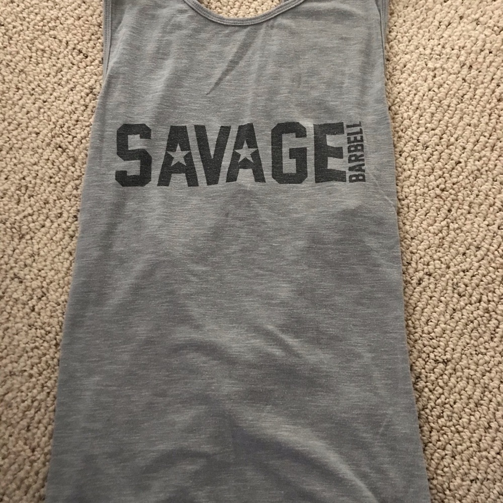 Savage Barbell Tank Top
